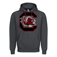Smoke the gamecocks athletics Zipper Hoodie - linhVisuals