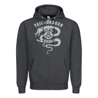 Tail Of The Dragon Zipper Hoodie | Teevron