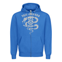 True Royal tail of the dragon Zipper Hoodie - linhVisuals