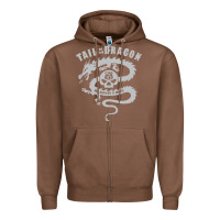 Chestnut tail of the dragon Zipper Hoodie - linhVisuals