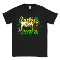 Black St. Patrick's Day Cow Classic Tee - HowdyJamesFarm