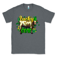 Charcoal Heather St. Patrick's Day Cow Classic Tee - HowdyJamesFarm