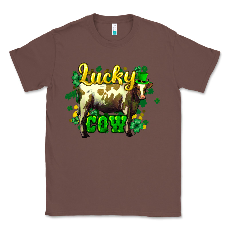 St. Patrick's Day Cow Classic Tee by HowdyJamesFarm | Teevron