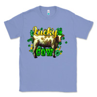 Colony Blue St. Patrick's Day Cow Classic Tee - HowdyJamesFarm