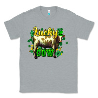 Heather Grey St. Patrick's Day Cow Classic Tee - HowdyJamesFarm
