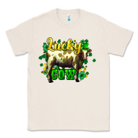 Natural St. Patrick's Day Cow Classic Tee - HowdyJamesFarm
