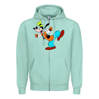 Seafoam goofy Zipper Hoodie - linhVisuals