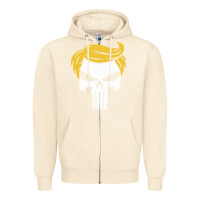 Sandshell trump skull Zipper Hoodie - linhVisuals