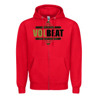 Red volbeat wake up baby Zipper Hoodie - linhVisuals