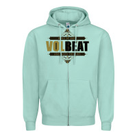 Seafoam volbeat wake up baby Zipper Hoodie - linhVisuals