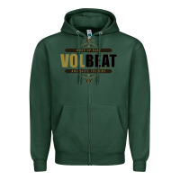 Sports Green volbeat wake up baby Zipper Hoodie - linhVisuals