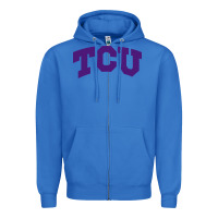 True Royal Texas Christian University Zipper Hoodie - linhVisuals