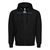 Black Seton Hall University Zipper Hoodie - linhVisuals