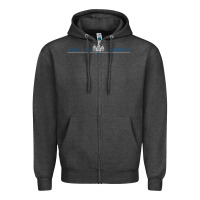 Charcoal Heather Seton Hall University Zipper Hoodie - linhVisuals
