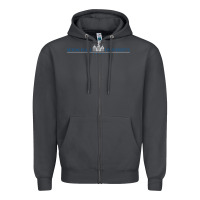 Smoke Seton Hall University Zipper Hoodie - linhVisuals