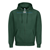 Sports Green Seton Hall University Zipper Hoodie - linhVisuals