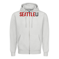 Dove Grey Seattle University Zipper Hoodie - linhVisuals