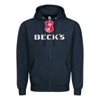 Navy we all are beck Zipper Hoodie - linhVisuals