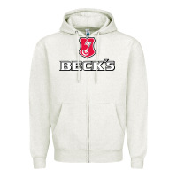 Oatmeal Heather we all are beck Zipper Hoodie - linhVisuals