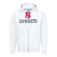 White we all are beck Zipper Hoodie - linhVisuals