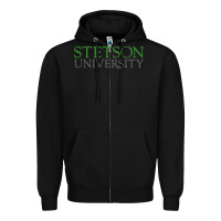 Black Stetson University Zipper Hoodie - linhVisuals