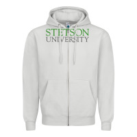 Dove Grey Stetson University Zipper Hoodie - linhVisuals