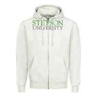 Oatmeal Heather Stetson University Zipper Hoodie - linhVisuals
