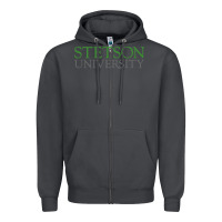 Smoke Stetson University Zipper Hoodie - linhVisuals