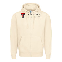 Sandshell Texas Tech University Zipper Hoodie - linhVisuals