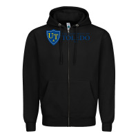 Black The University of Toledo Zipper Hoodie - linhVisuals