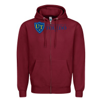 Burgundy The University of Toledo Zipper Hoodie - linhVisuals