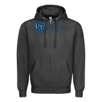 Charcoal Heather The University of Toledo Zipper Hoodie - linhVisuals