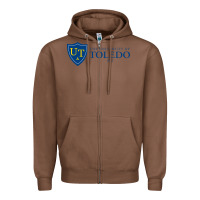 Chestnut The University of Toledo Zipper Hoodie - linhVisuals