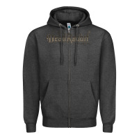 Charcoal Heather the dead rabbit Zipper Hoodie - linhVisuals