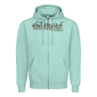 Seafoam the dead rabbit Zipper Hoodie - linhVisuals