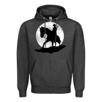 Charcoal Heather red dead redemption Zipper Hoodie - linhVisuals