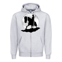 Heather Grey red dead redemption Zipper Hoodie - linhVisuals