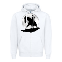 White red dead redemption Zipper Hoodie - linhVisuals