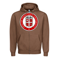 Chestnut Texas Tech University Zipper Hoodie - linhVisuals