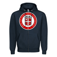 Navy Texas Tech University Zipper Hoodie - linhVisuals