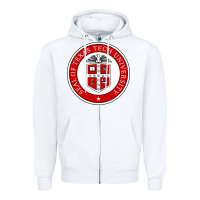 White Texas Tech University Zipper Hoodie - linhVisuals