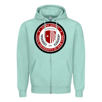 Seafoam Stony Brook University Zipper Hoodie - linhVisuals