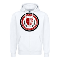 White Stony Brook University Zipper Hoodie - linhVisuals