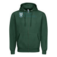 Sports Green Tulane University Zipper Hoodie - linhVisuals