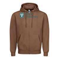 Chestnut Tulane University Zipper Hoodie - linhVisuals