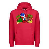 Cardinal dominican republic hearts Premium Hoodie - Artiststas