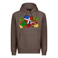 Coffee dominican republic hearts Premium Hoodie - Artiststas