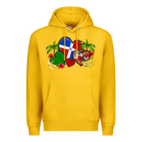 Lemon dominican republic hearts Premium Hoodie - Artiststas