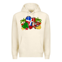 Tofu dominican republic hearts Premium Hoodie - Artiststas