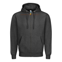 Charcoal Heather Valparaiso University Zipper Hoodie - linhVisuals